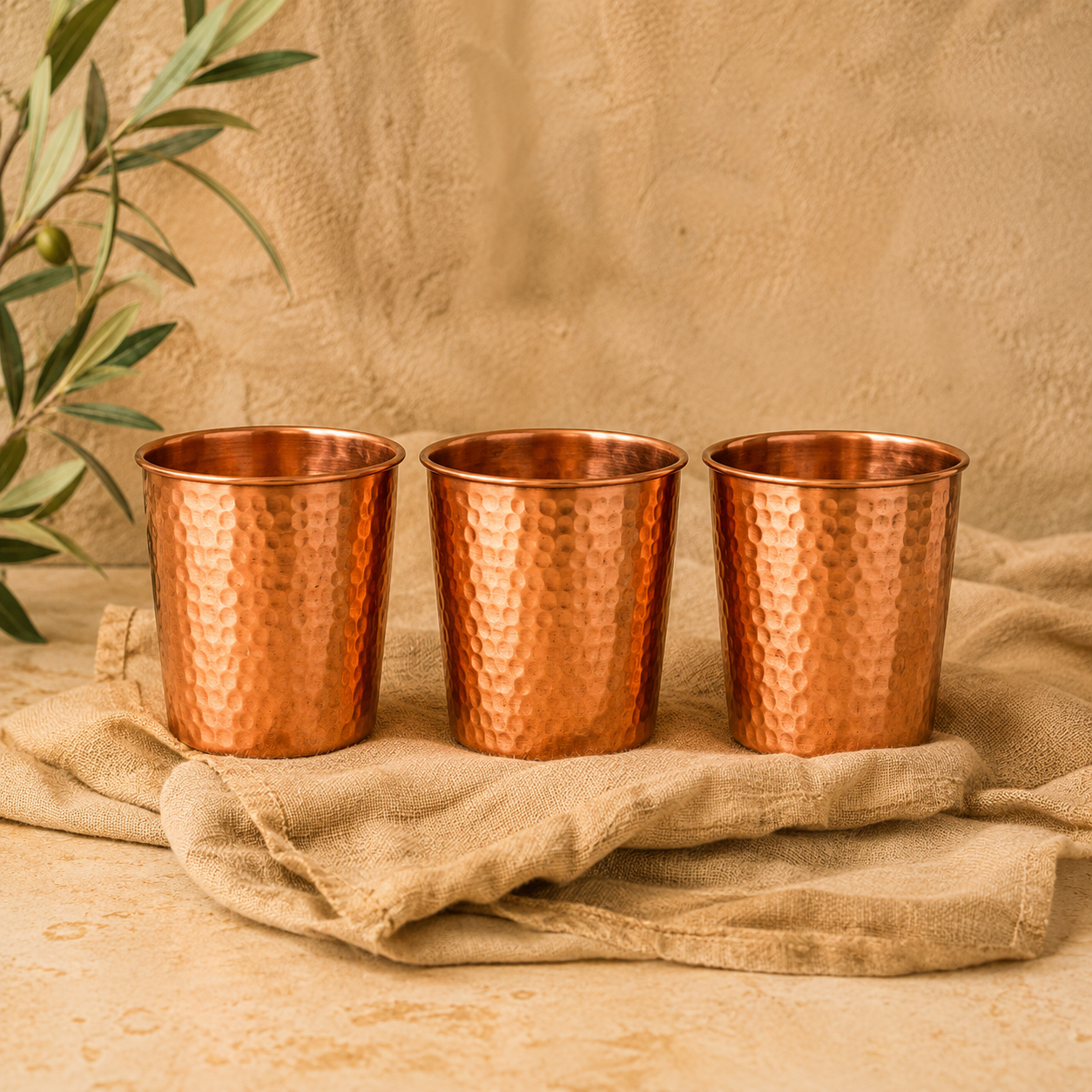 3 Bicchieri Martellati